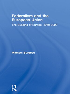 cover image of Federalism and the European Union